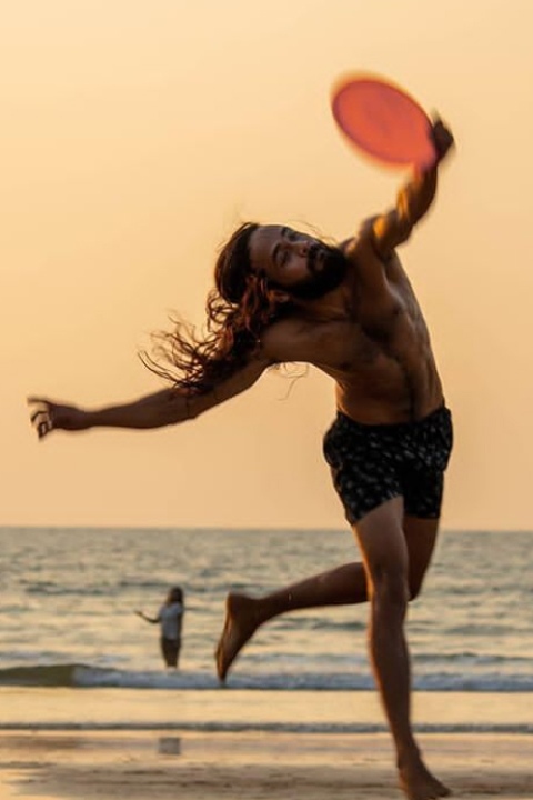 Fun Frisbee Activity in Gokarna