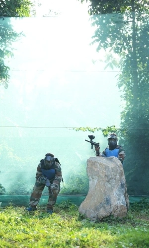 Paint Ball Activity at Suggee Resort, Resort in Bangalore