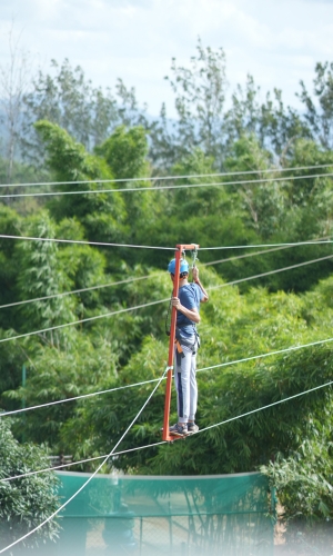 Air surfing activity at Suggee Resort, resort in Bangalore