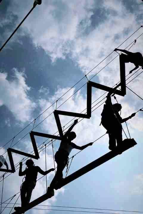  Burma Bridge activity at Suggee Resort, resort in Bangalore