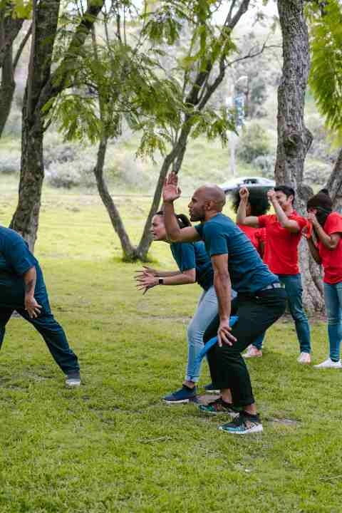 Corporate team building activity at Suggee Resort Bangalore