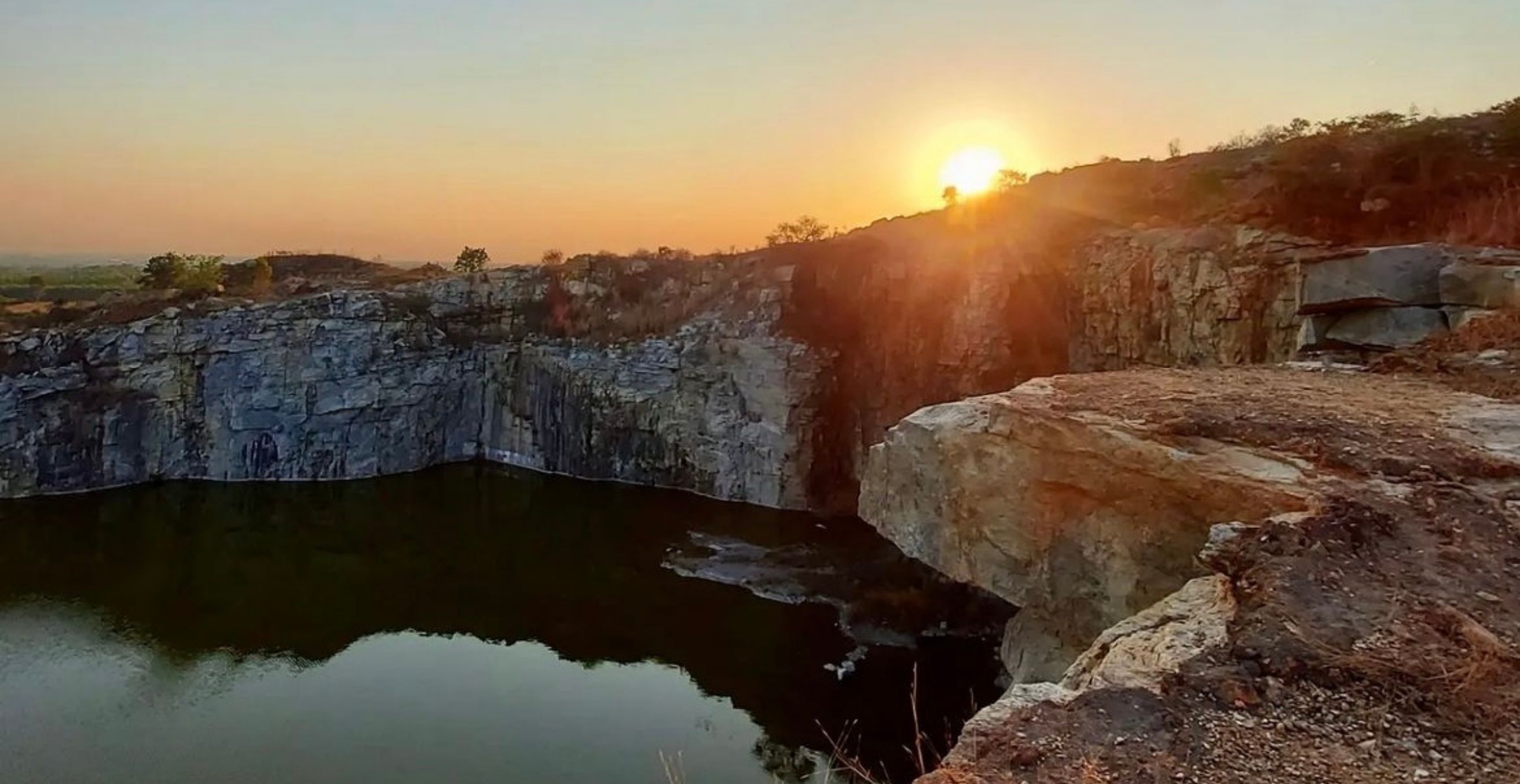 Aerial view of KRS Dam