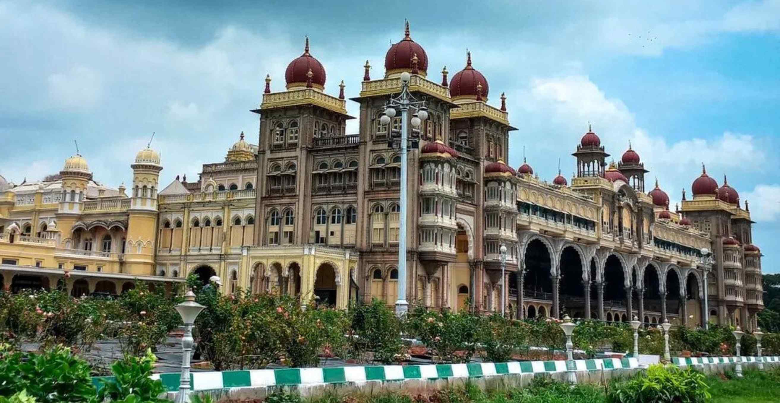 View of Mysore Palace from outside