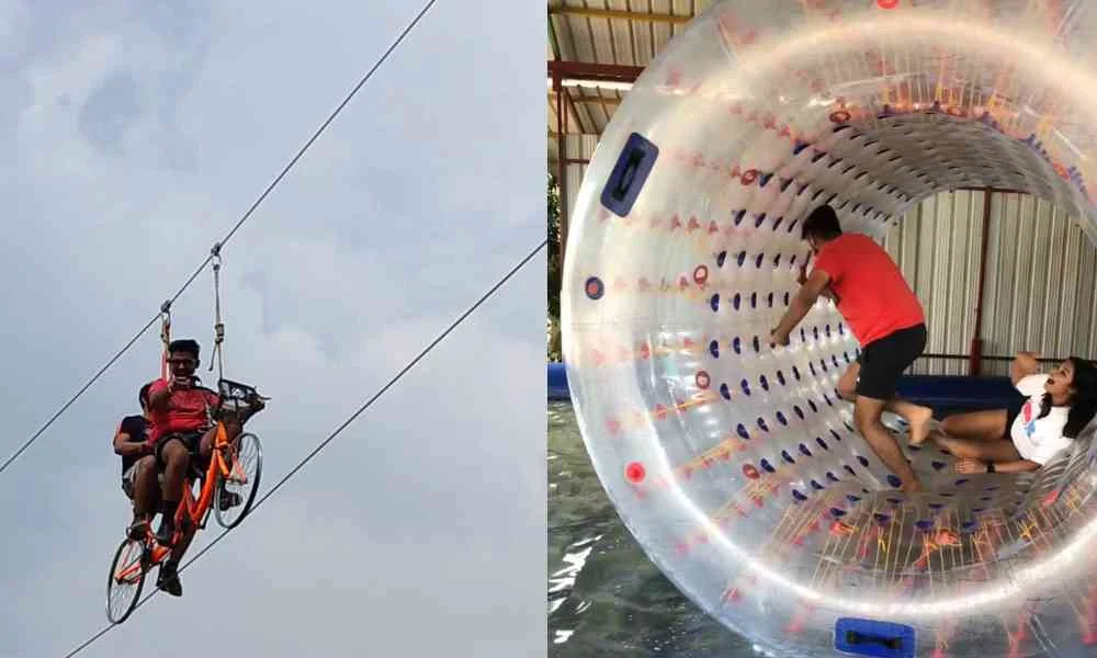 Adventure activity in day outing package at Suggee Resort