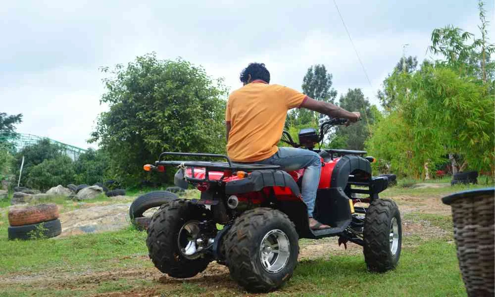 ATV ride activity in day outing package at Suggee Resort