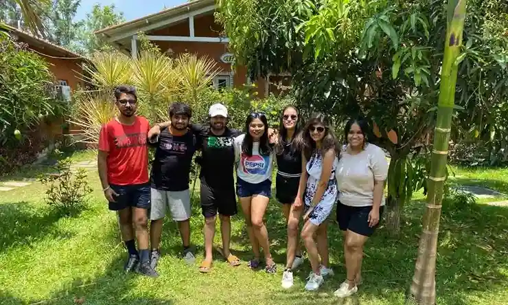 Team activity for group bonding in day outing at Suggee Resort