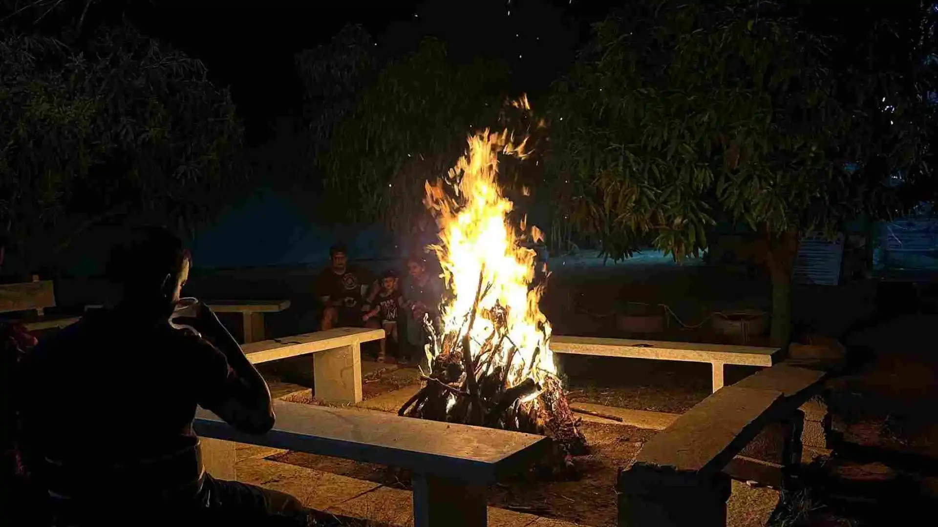 Bonfire night campfire experience at Suggee Resort