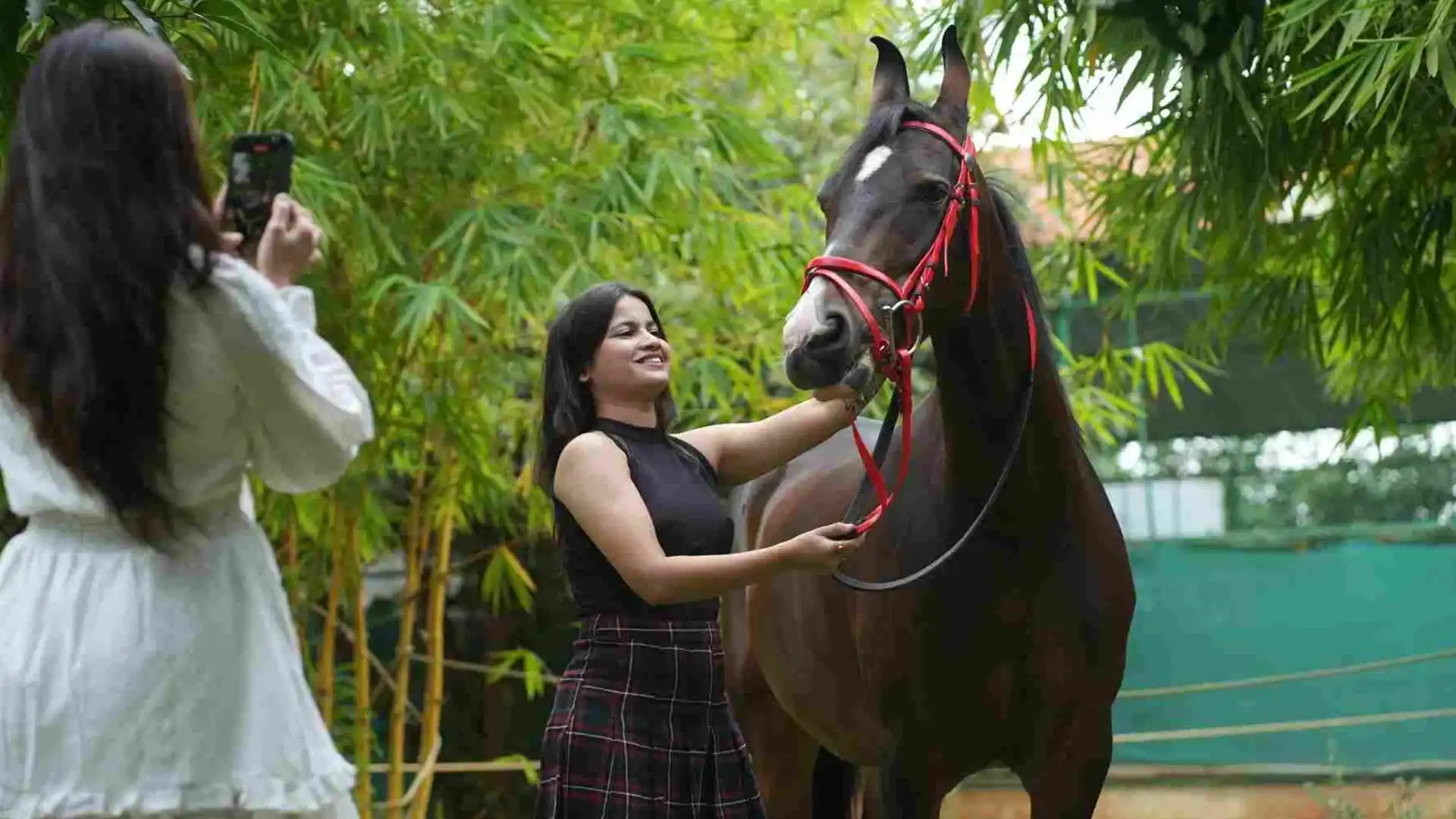 Horse ride activity for guests at Suggee Resort