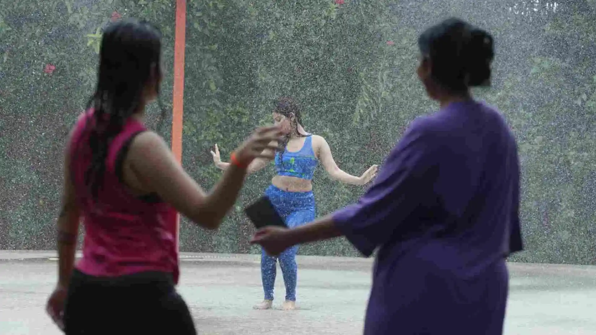Rain dance activity for guests at Suggee Resort