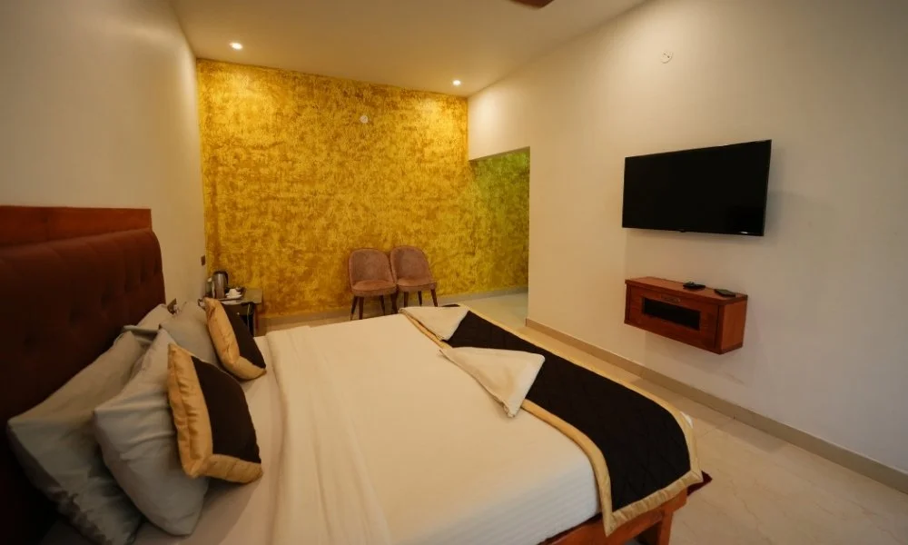 Nirvana double room view at Suggee Resort Bangalore